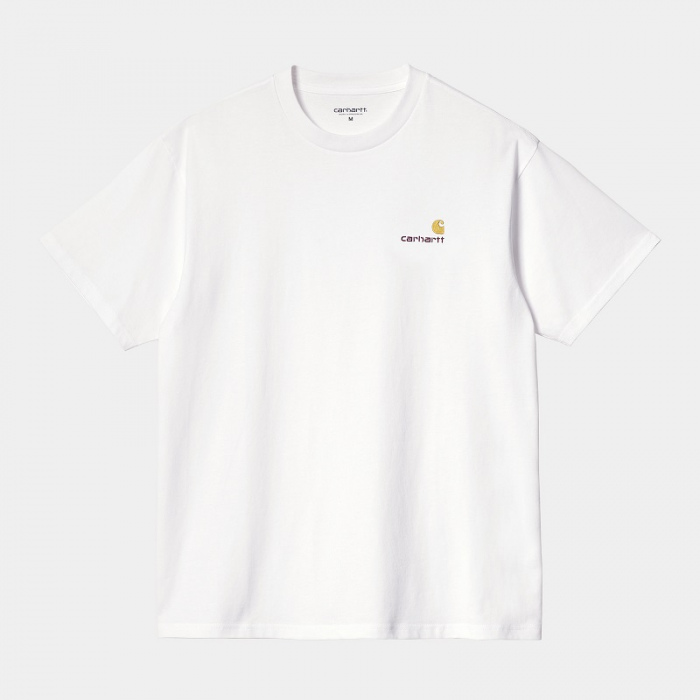 CARHARTT S/S AMERICAN SCRIPT T-SHIRT WHITE I029956