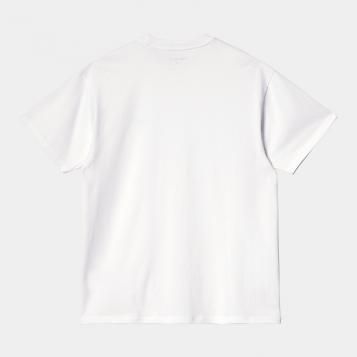 CARHARTT S/S AMERICAN SCRIPT T-SHIRT WHITE I029956