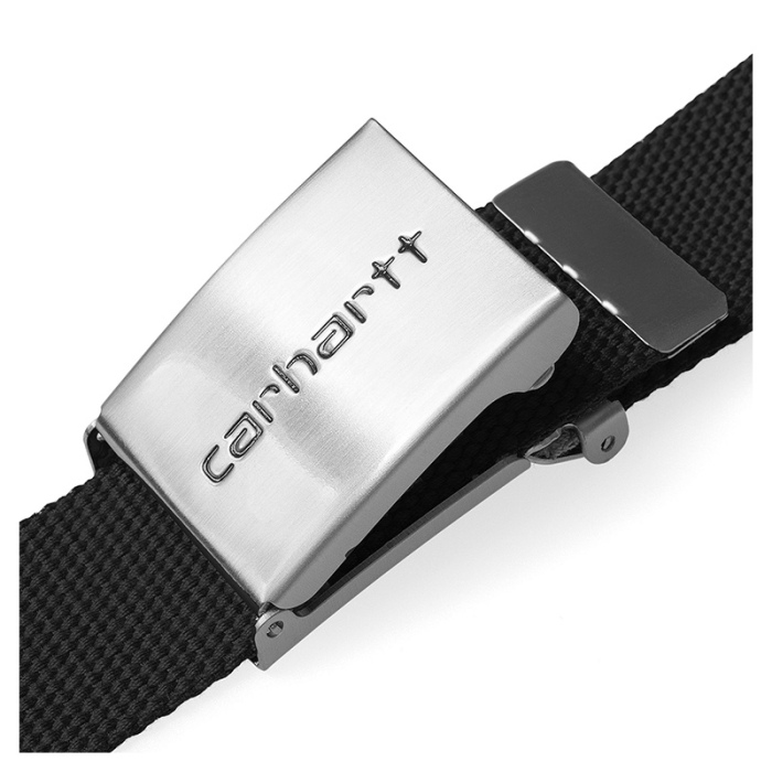 Carhartt Wip Clip Belt Chrome Black I019176