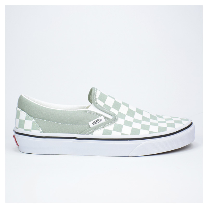 Zapatillas Vans Classic Slip-On Color Theory Checkerboard Verde/Blanco VN000BVZCJL