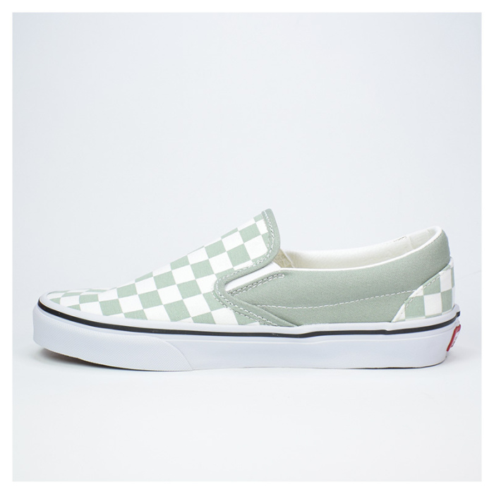 Zapatillas Vans Classic Slip-On Color Theory Checkerboard Verde/Blanco VN000BVZCJL