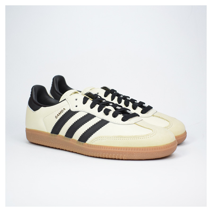 Zapatillas Adidas Samba OG W Cream/Black/Sand ID0478