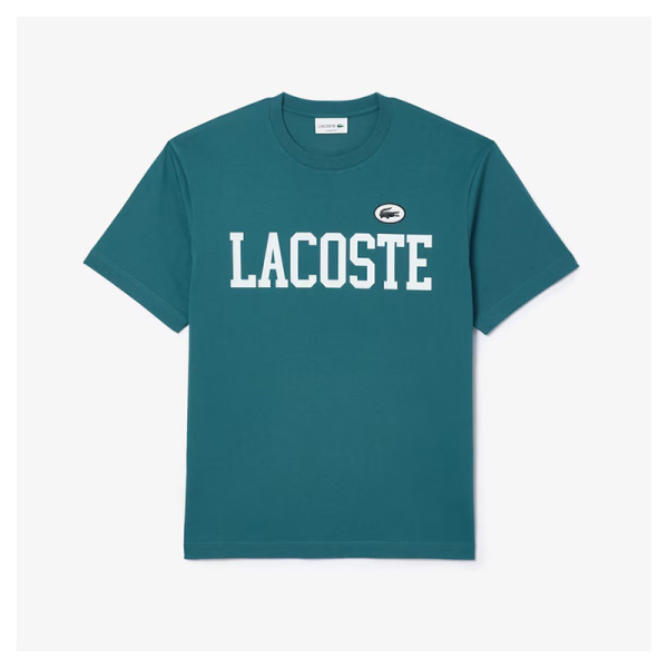 Lacoste cotton T-shirt with print and logo Hydro TH7411-00-IY4
