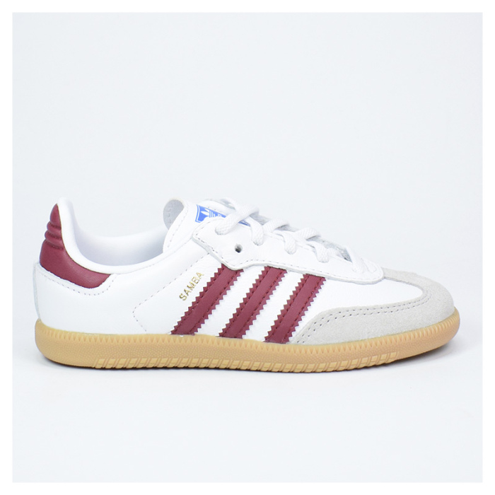 Adidas Samba Og EL I White/Burgu/Gum IE1336