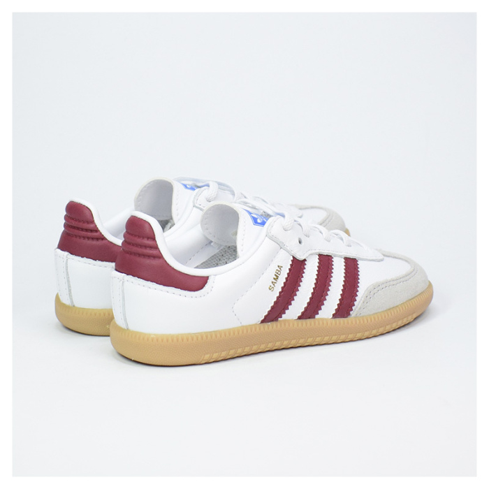 Adidas Samba Og EL I White/Burgu/Gum IE1336