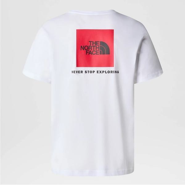 The North Face M S/S Box NSE Tee White NF0A87NPFN4