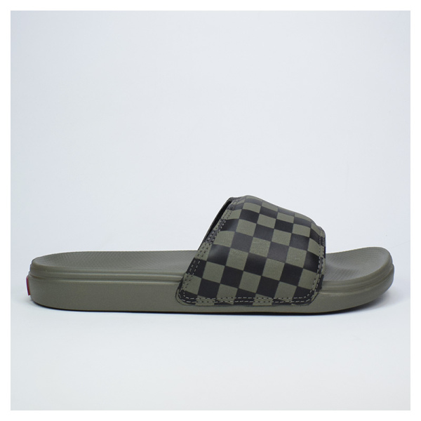 Vans La Costa Slide-On Checkerboard Dark Olive VN0A5HF5DOL1