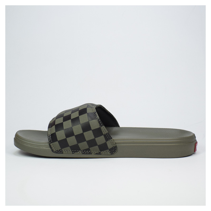 Chanclas Vans La Costa Slide-On Checkerboard Dark Olive VN0A5HF5DOL1