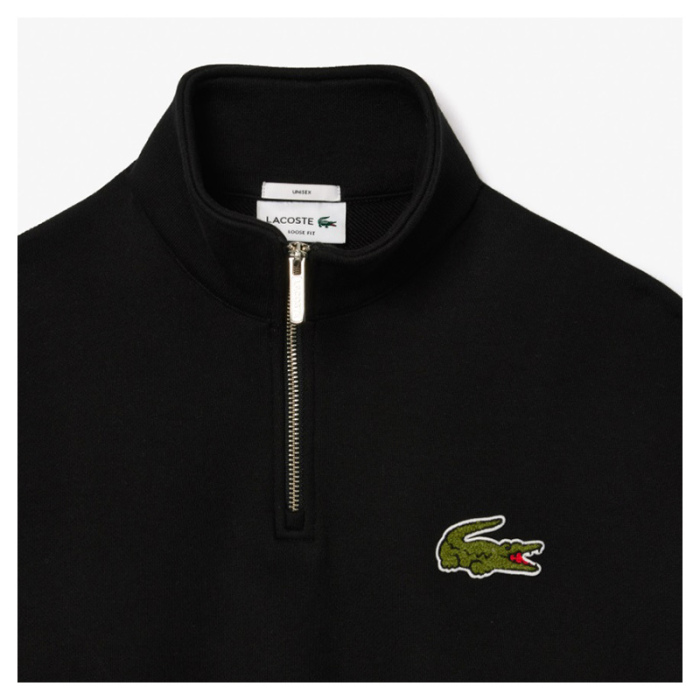 Sudadera Lacoste de cuello alto y corte holgado Negro SH2748-00-031