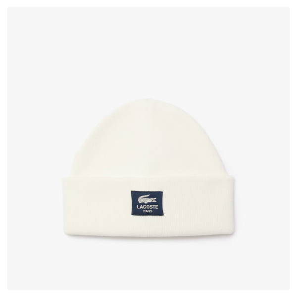 Gorro Lacoste de mezcla de algodón Blanco RB3046-00-70V