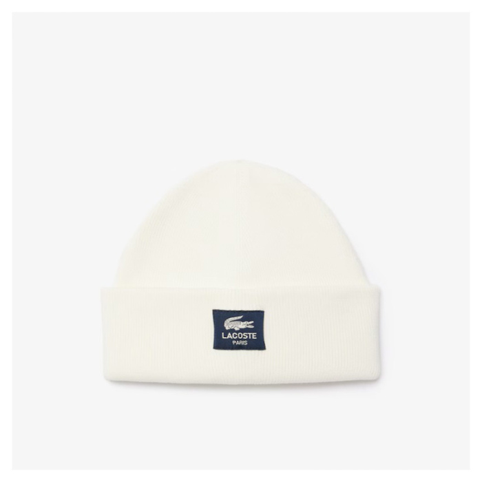Gorro Lacoste de mezcla de algodón Blanco RB3046-00-70V