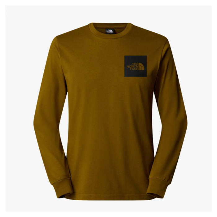 Camiseta manga larga The North Face M L/S Fine Tee Moss Green NF0A8A6P10B