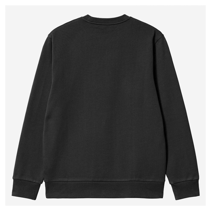 Sudadera Carhartt Wip Script Embroidery Sweat Black/White I033657
