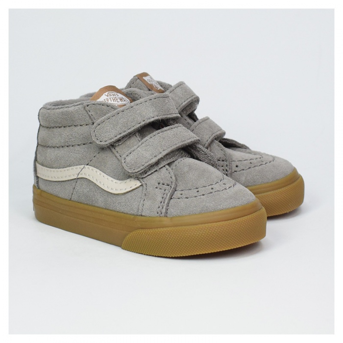 Zapatillas Vans Sk8-Mid Reissue V Plaid Sherpa Black/Brown VN0A5DXDYS8