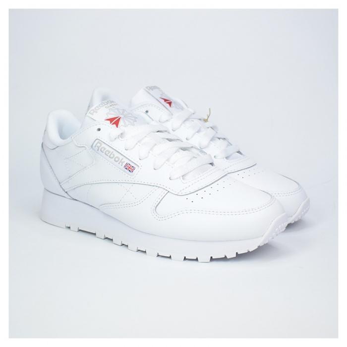 Zapatillas Reebok Classic Leather Ftwwht / Ftwwht / Pugr 100008496