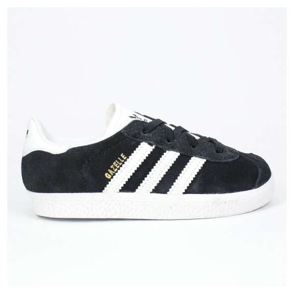 Zapatillas Adidas Gazelle CF EL I niño Black/White/White IH0338