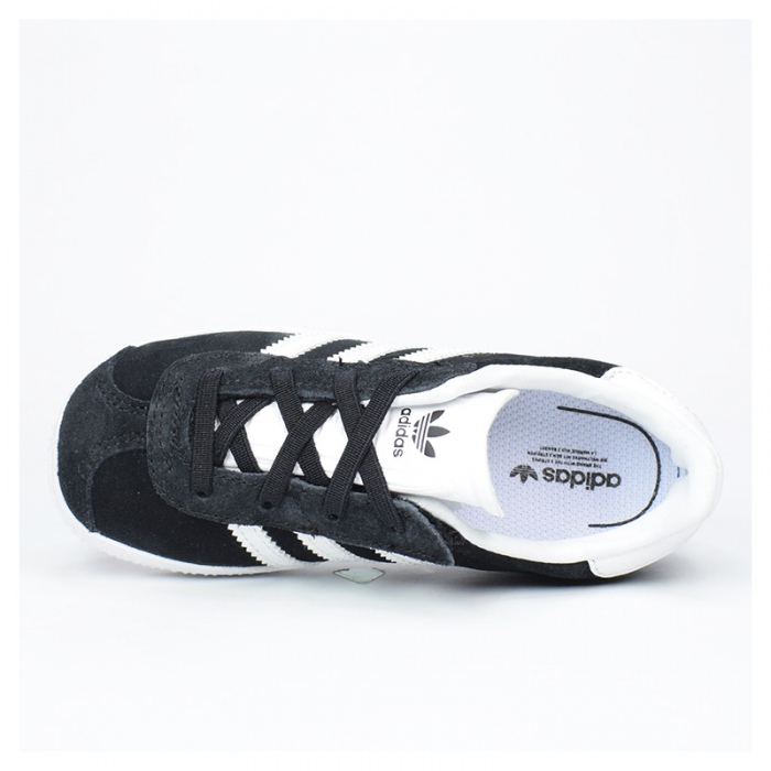 Zapatillas Adidas Gazelle CF EL I niño Black/White/White IH0338