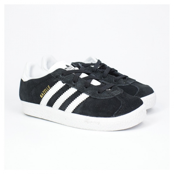 Zapatillas Adidas Gazelle CF EL I niño Black/White/White IH0338
