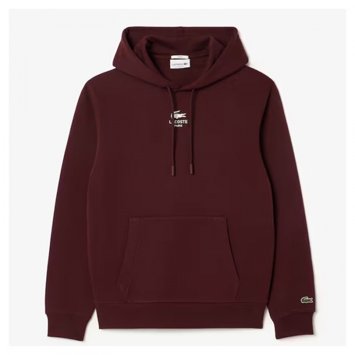 Lacoste Hooded Sweat printed Burgundy SH2740-00-BZD