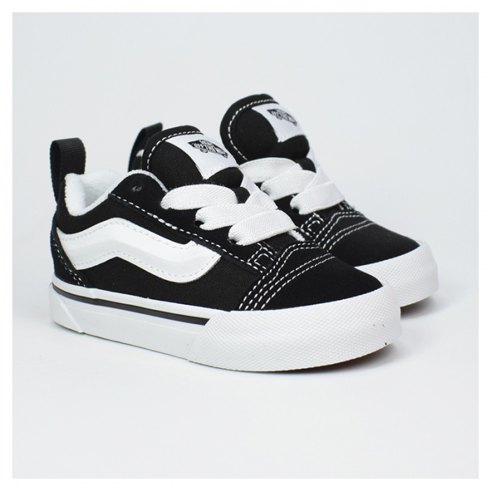 Zapatillas Vans Knu Skool Elastic Lace Black/White VN000D0K6BT1