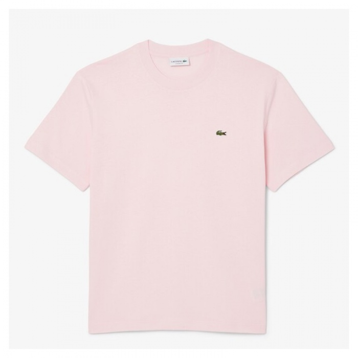 Camiseta Lacoste corte clásico de algodón Rosa TH7318-00-T03