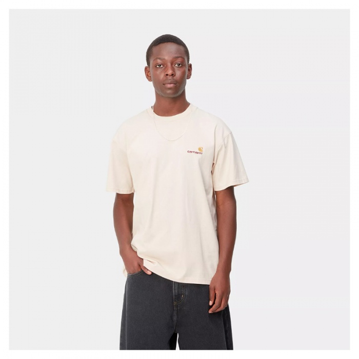 Carhartt Wip S/S American Script T-shirt Natural I029956