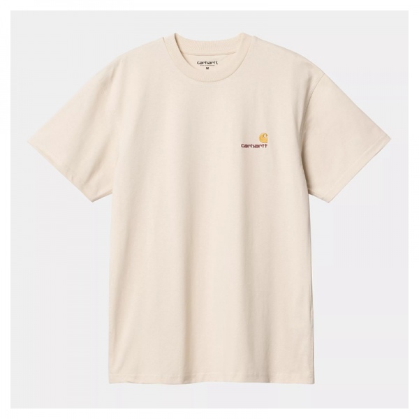 Carhartt Wip S/S American Script T-shirt Natural I029956
