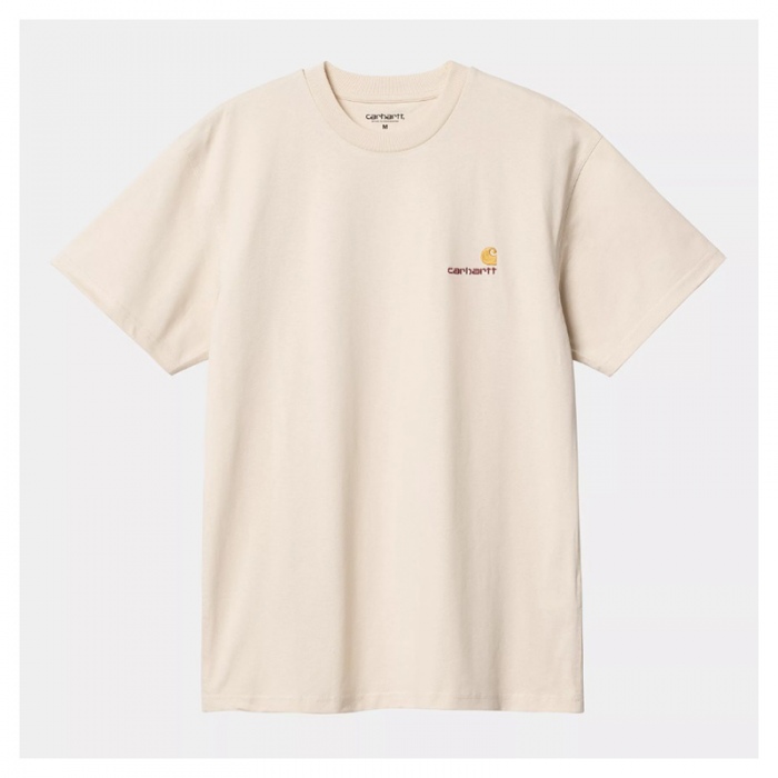 Carhartt Wip S/S American Script T-shirt Natural I029956