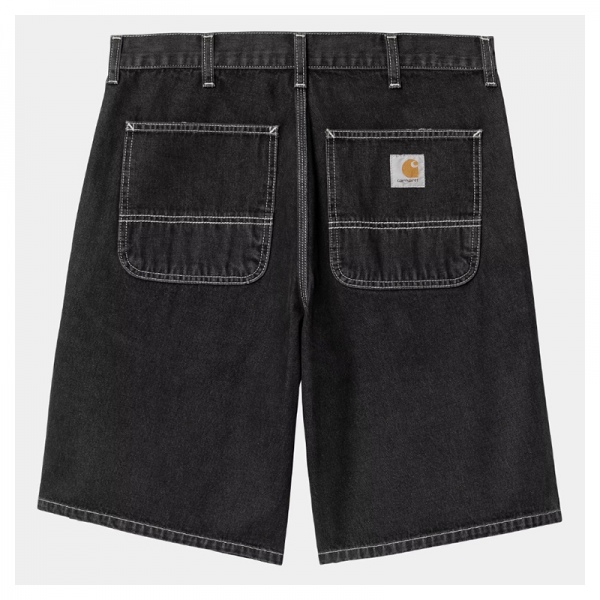 Pantalón corto Carhartt Wip Simple Short Denim Black stone washed I033333