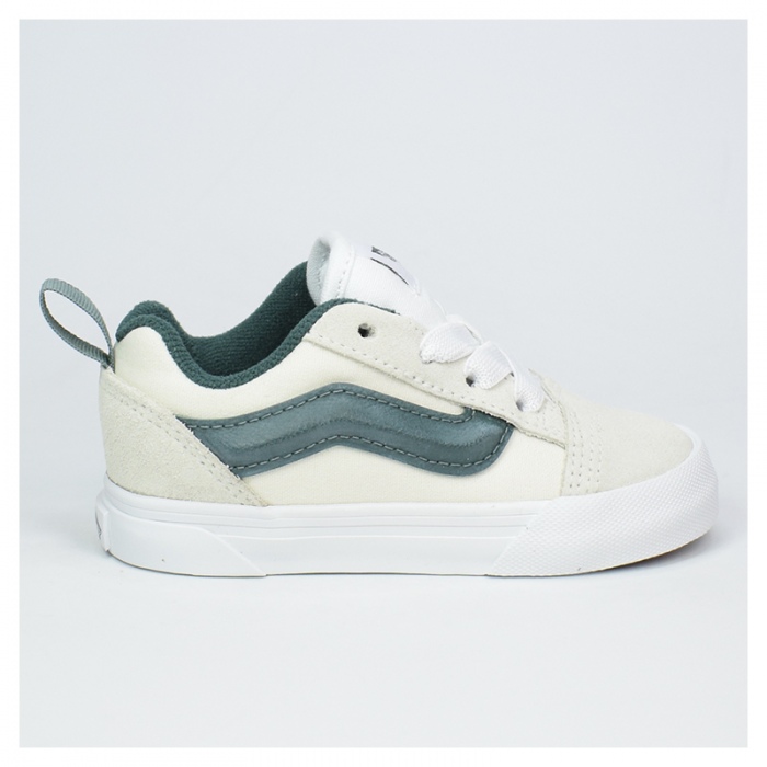 Zapatillas Vans Knu Skool Elastic Lace Retro Sport Green/Marshmallow VN000D0KV0N1