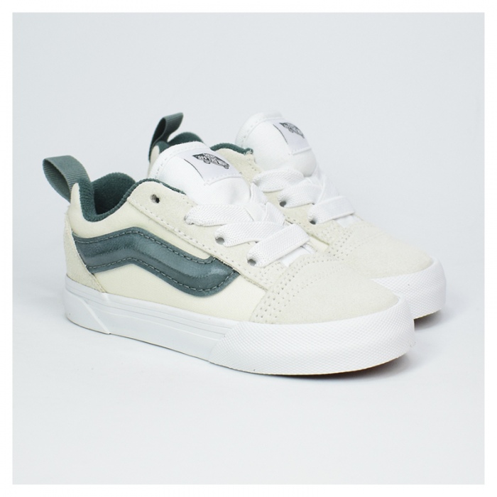 Zapatillas Vans Knu Skool Elastic Lace Retro Sport Green/Marshmallow VN000D0KV0N1