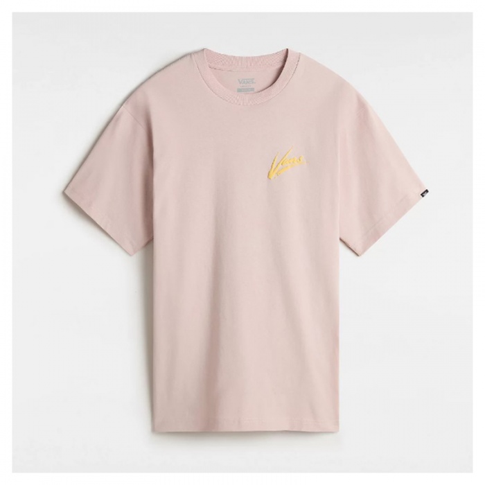 Camiseta Vans Brush Script Loose SS Sepia Rose VN000K42O3N