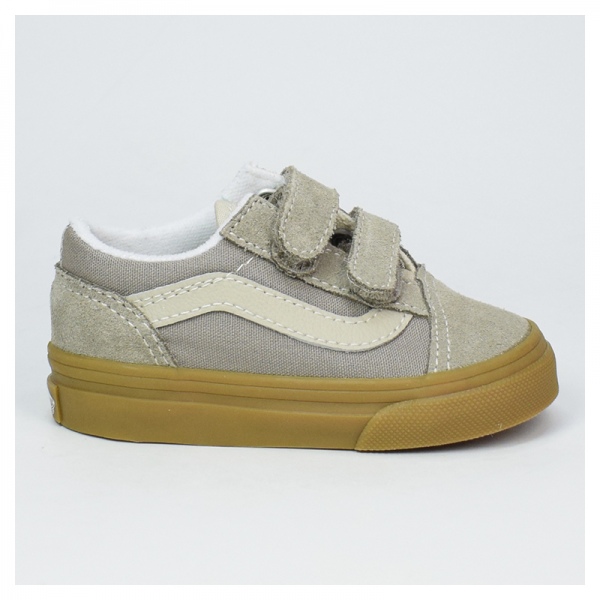 Zapatillas Vans Old Skool V Neutral Block Gray/Gum VN000CPZ0CS1