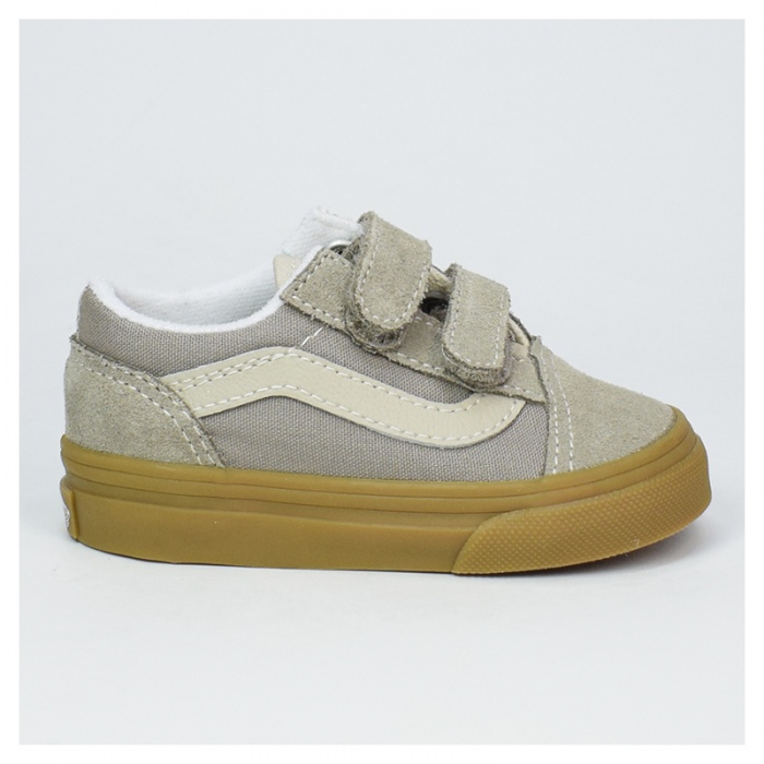 Zapatillas Vans Old Skool V Neutral Block Gray/Gum VN000CPZ0CS1