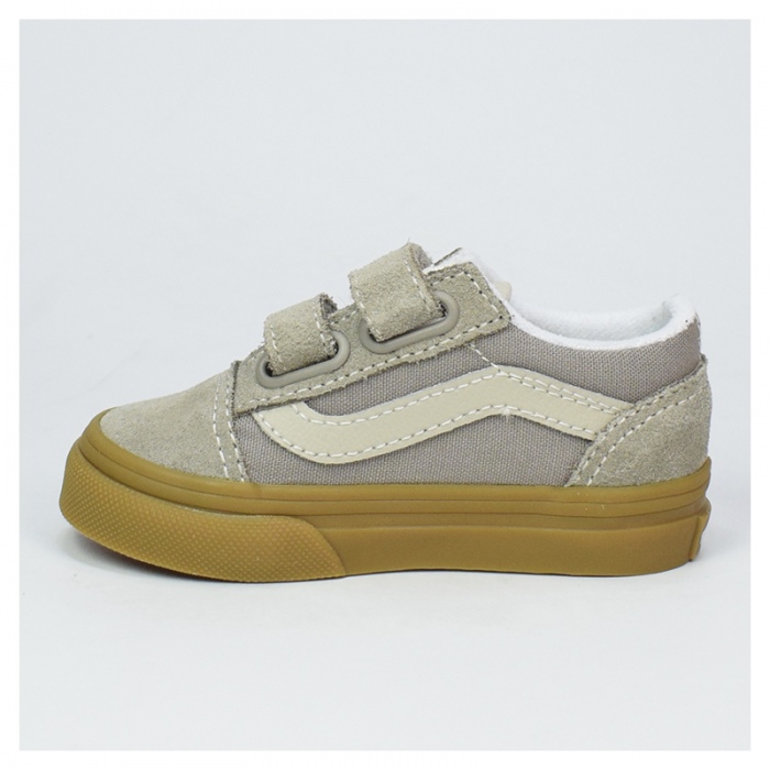 Zapatillas Vans Old Skool V Neutral Block Gray/Gum VN000CPZ0CS1