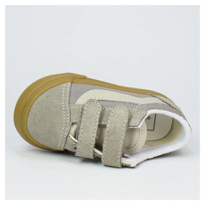 Zapatillas Vans Old Skool V Neutral Block Gray/Gum VN000CPZ0CS1