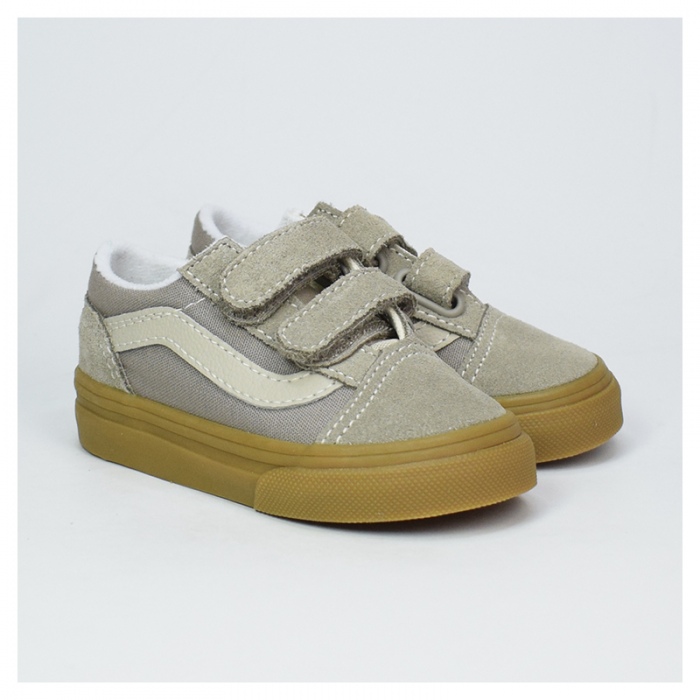 Zapatillas Vans Old Skool V Neutral Block Gray/Gum VN000CPZ0CS1