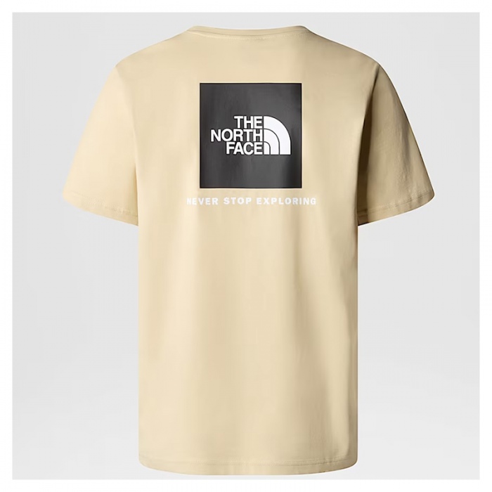 Camiseta The North Face M S/S Box NSE Gravel NF0A87NP3X4