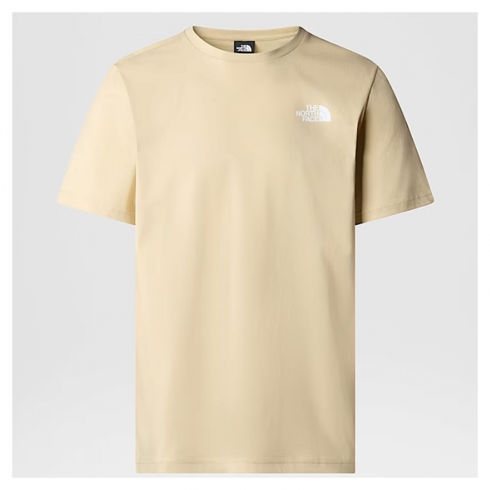 The North Face M S/S Box NSE Tee Gravel NF0A87NP3X4