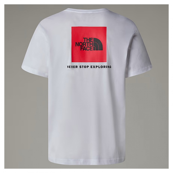 The North Face M S/S Box NSE Tee White NF0A87NPFN4