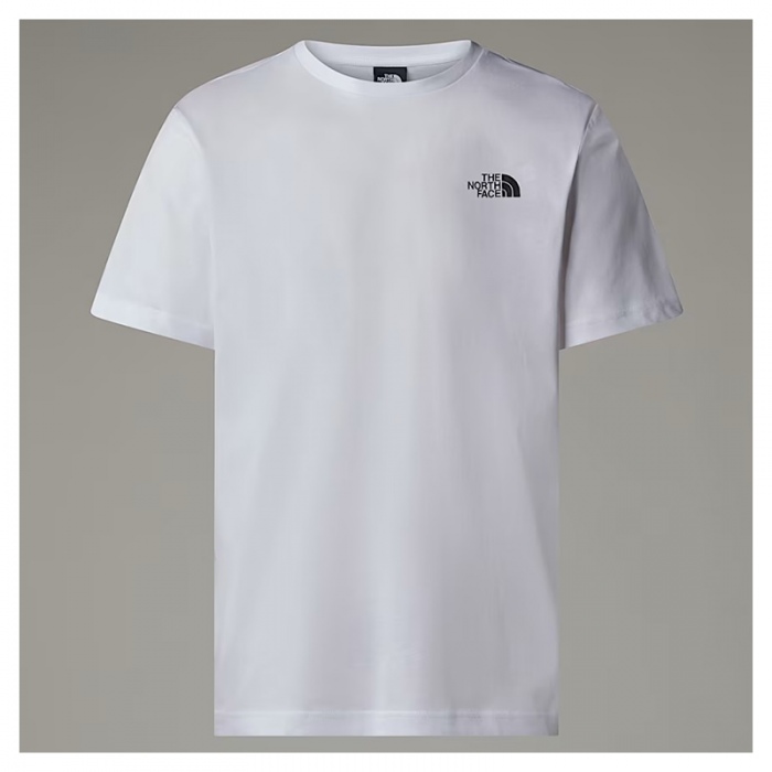 The North Face M S/S Box NSE Tee White NF0A87NPFN4