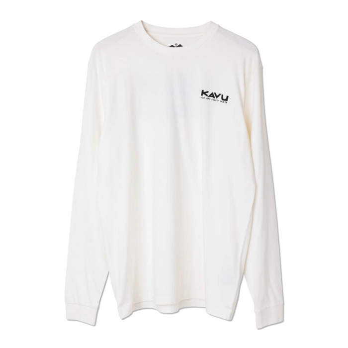 Kavu L/S Etch Art T-Shirt Off White 8070-1589