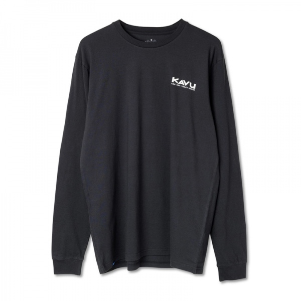 Camiseta manga larga Kavu L/S Etch Art Black 8070-20