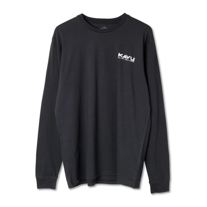 Camiseta manga larga Kavu L/S Etch Art Black 8070-20