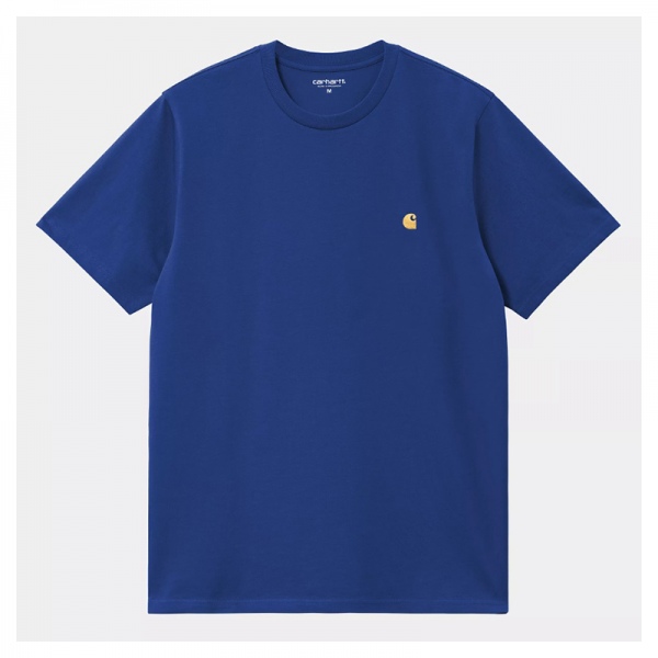 Camiseta Carhartt Wip S/S Chase T-Shirt Wolfsbane/Gold I026391