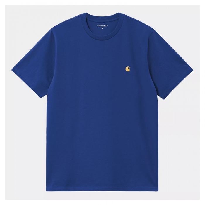 Camiseta Carhartt Wip S/S Chase T-Shirt Wolfsbane/Gold I026391