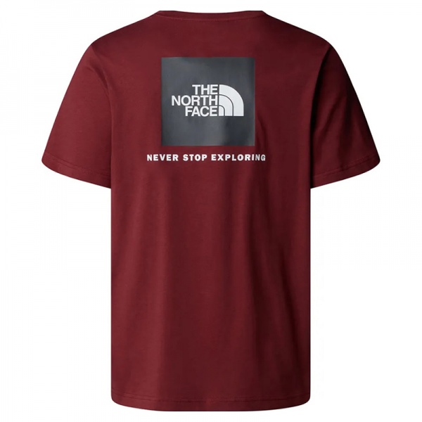 Camiseta The North Face M S/S Box NSE Sumac/Asphalt Grey NF0A87NPDO3