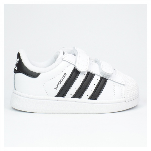 Zapatillas Adidas Superstar II CF I (Bebé) White/Black/FTWhite JI3990