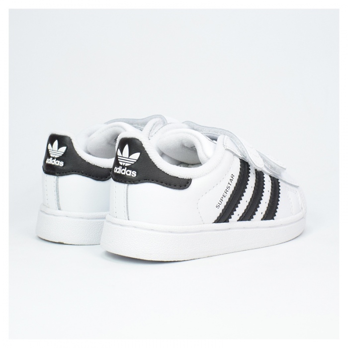 Zapatillas Adidas Superstar II CF I (Bebé) White/Black/FTWhite JI3990