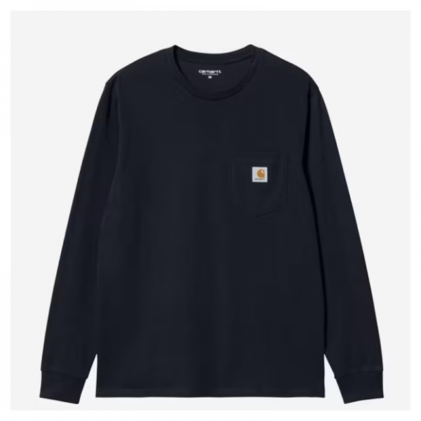 Camiseta manga larga Carhartt Wip L/S Pocket T-Shirt Dark Navy I030437